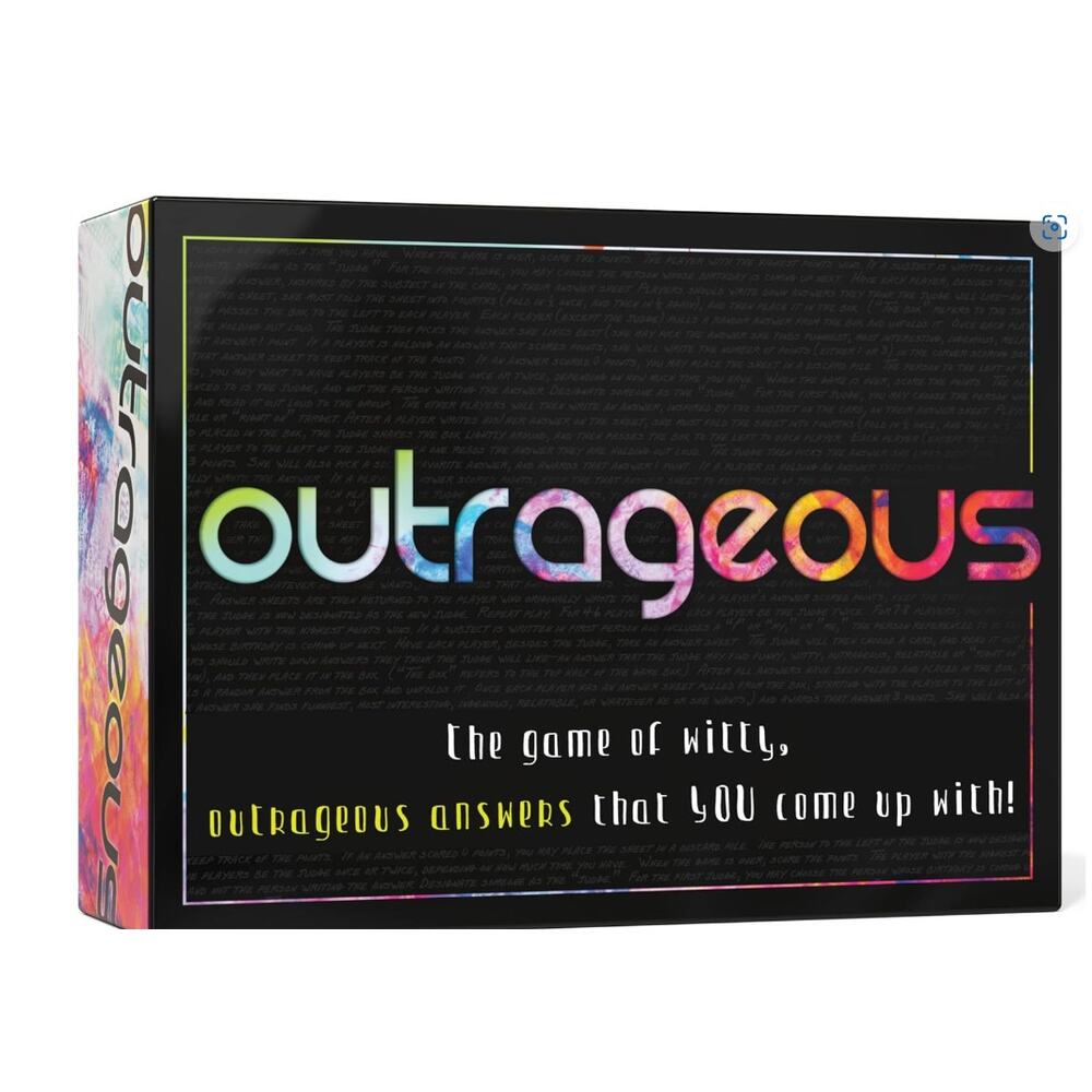 Inspiration Play Outrageous Family Party Game Funny Ages 13 and Up - 4-8 Players